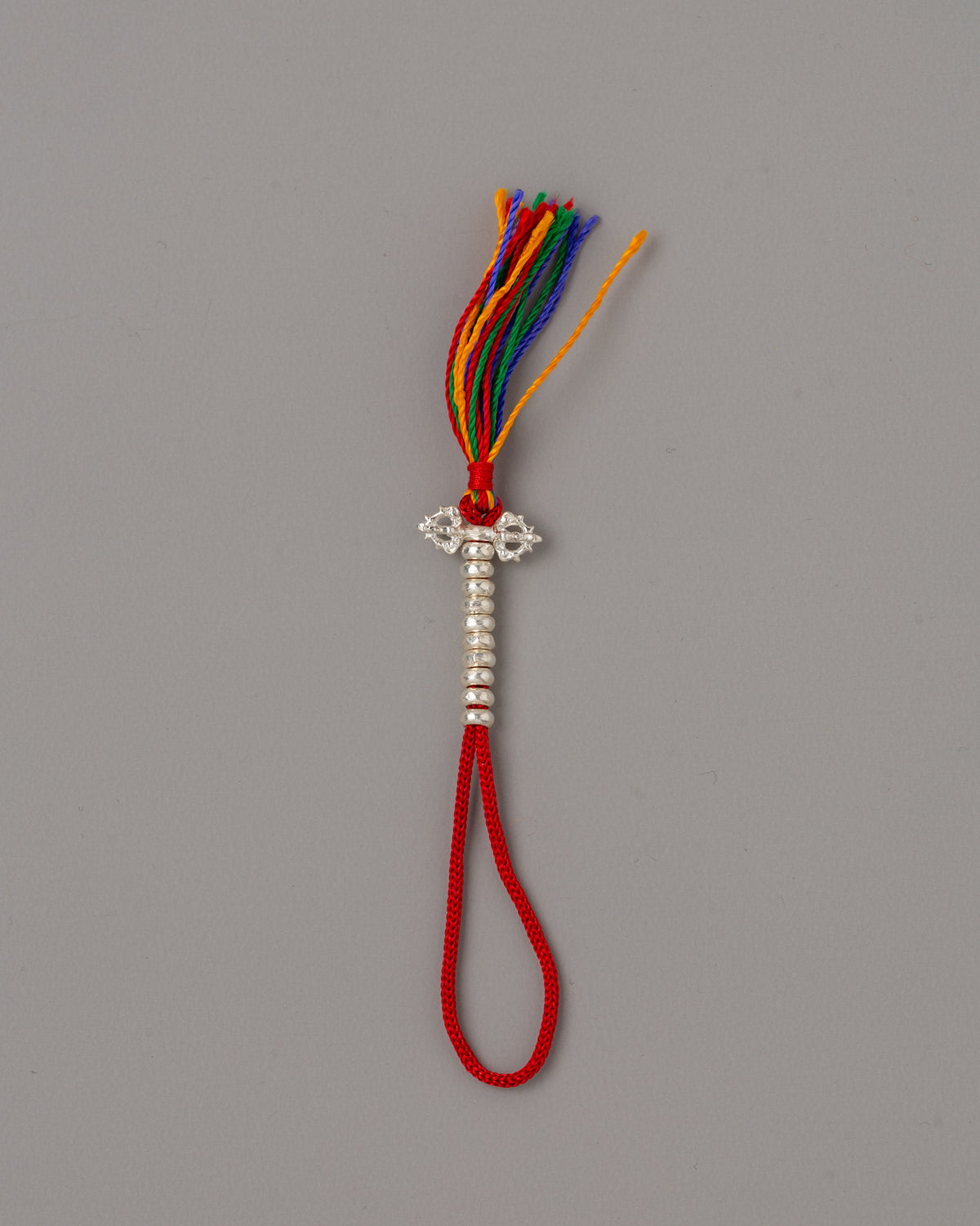 Traditional Tibetan Chupsel Ornament | Silver Ritual Accessory