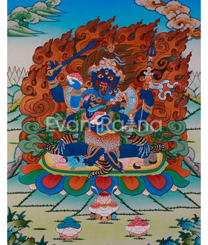 four-armed-mahakala-thangka
