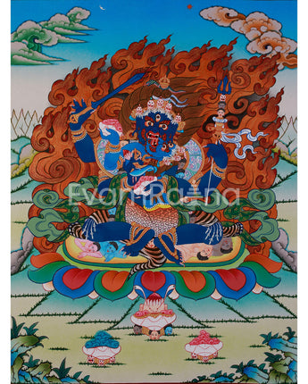 four-armed-mahakala-thangka