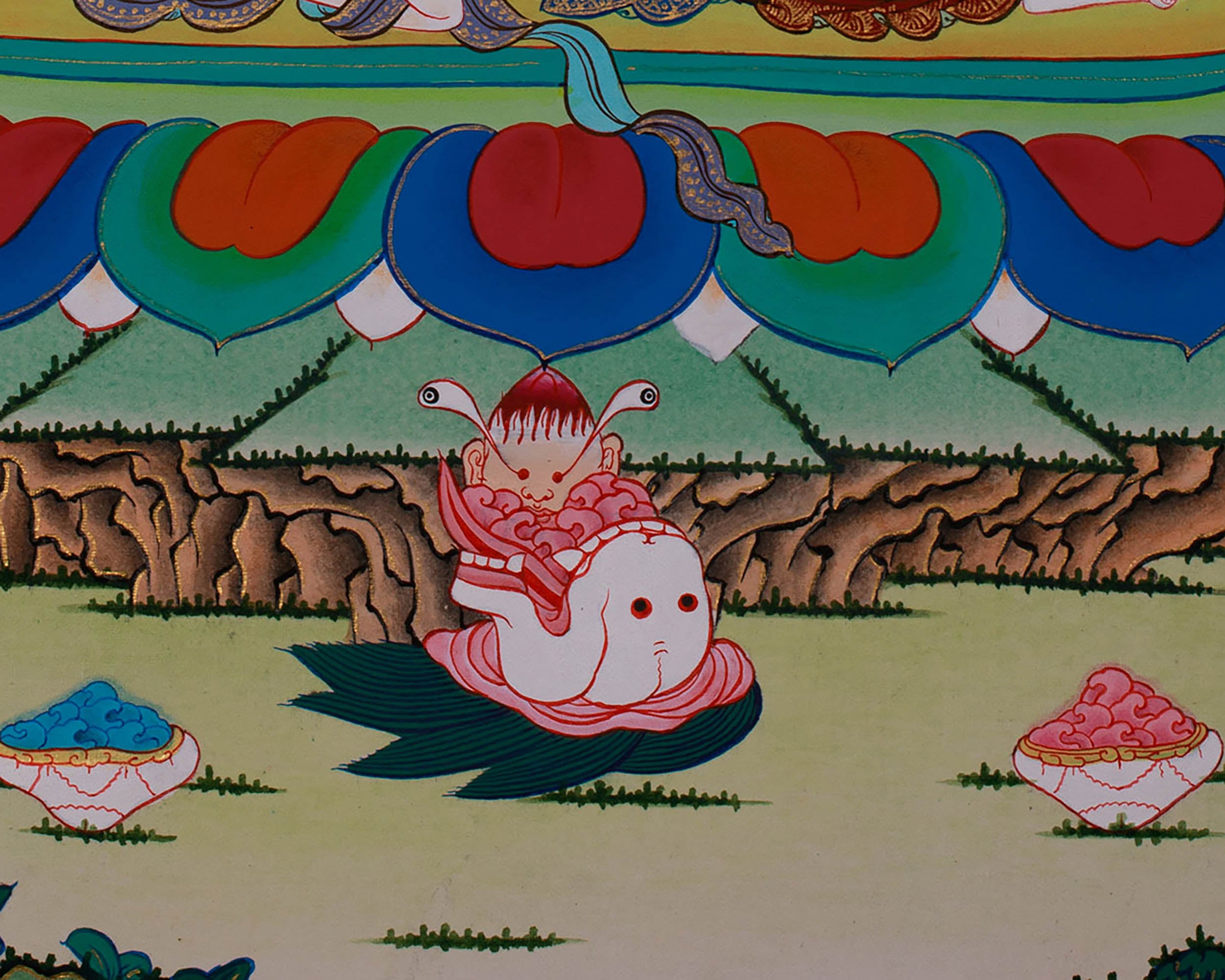 Six Arm Mahakala Thangka | Wrathful Manifestation of The Buddha