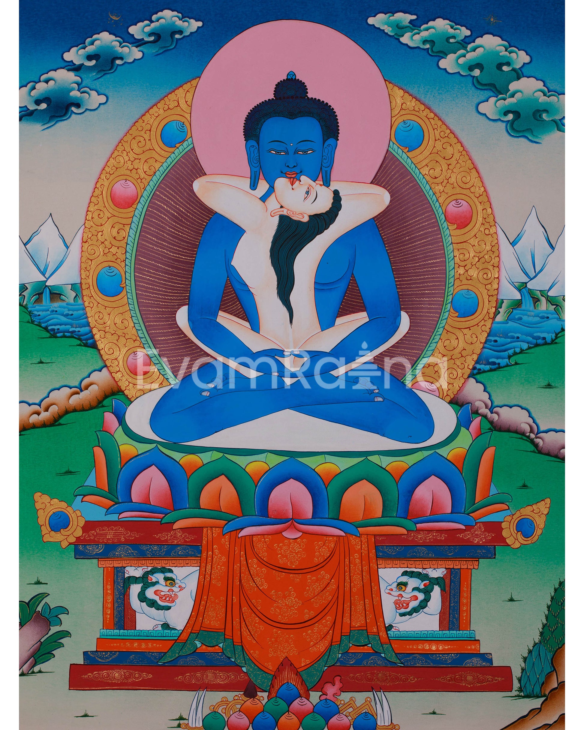 Samantabhadra Yab Yum Thangka 