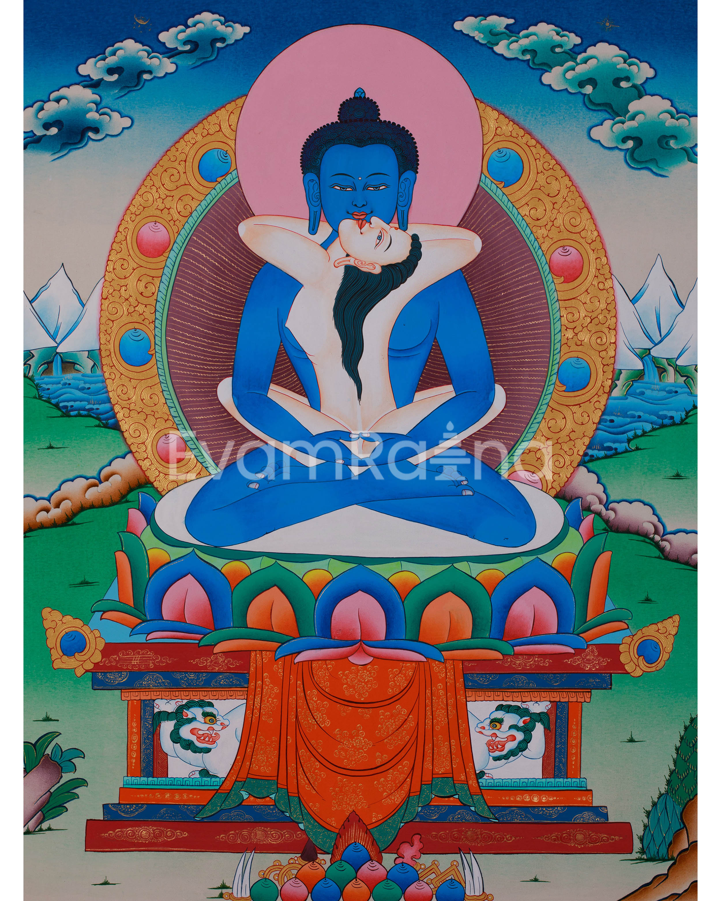 Samantabhadra Yab Yum Thangka 