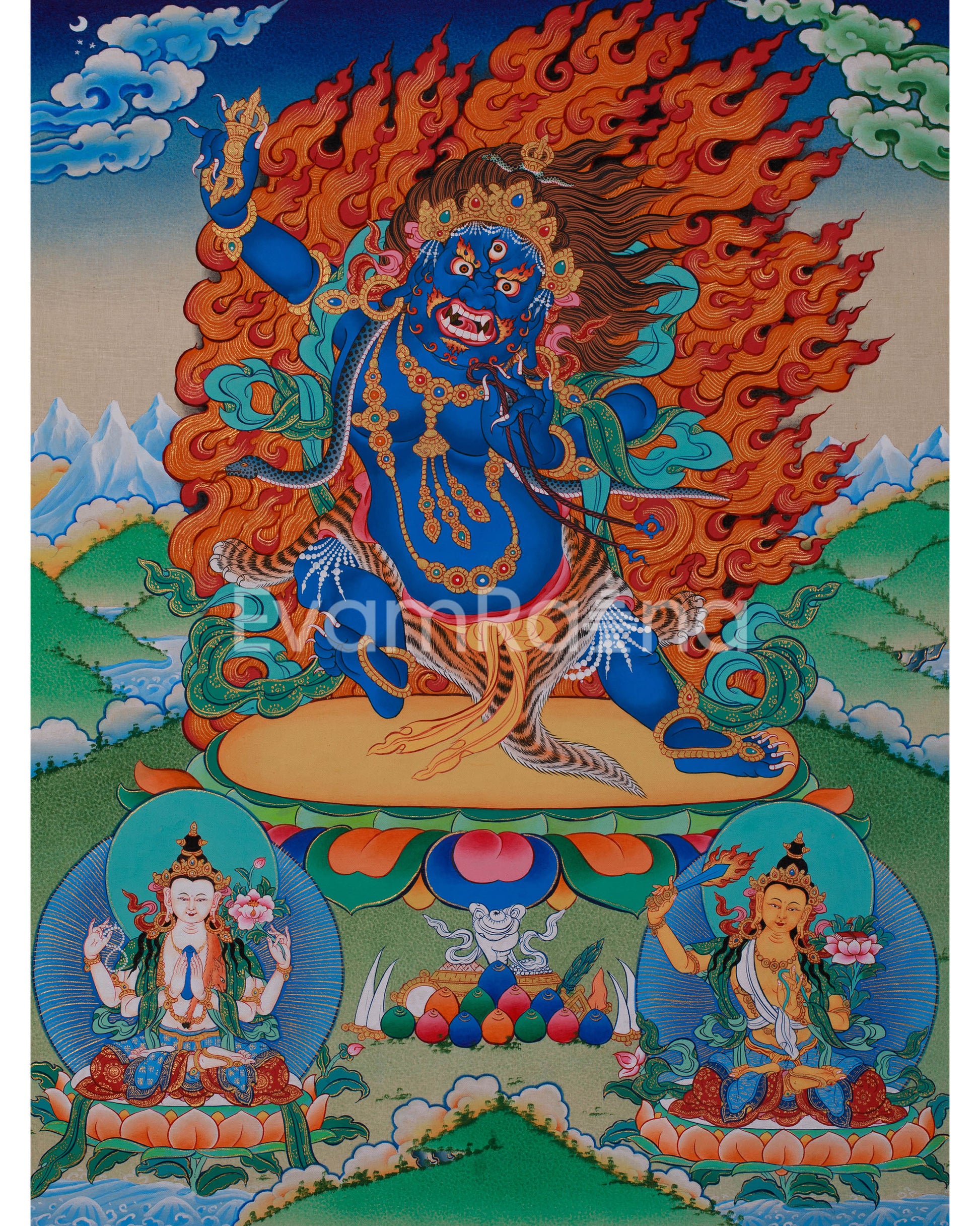Vajrapani Thangka 