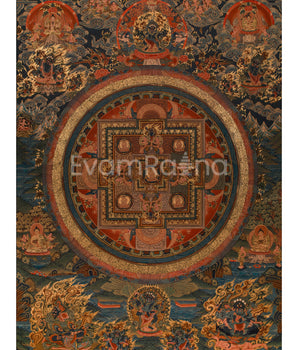 Gautam Buddha Mandala Art 