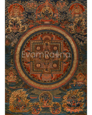Gautam Buddha Mandala Art 