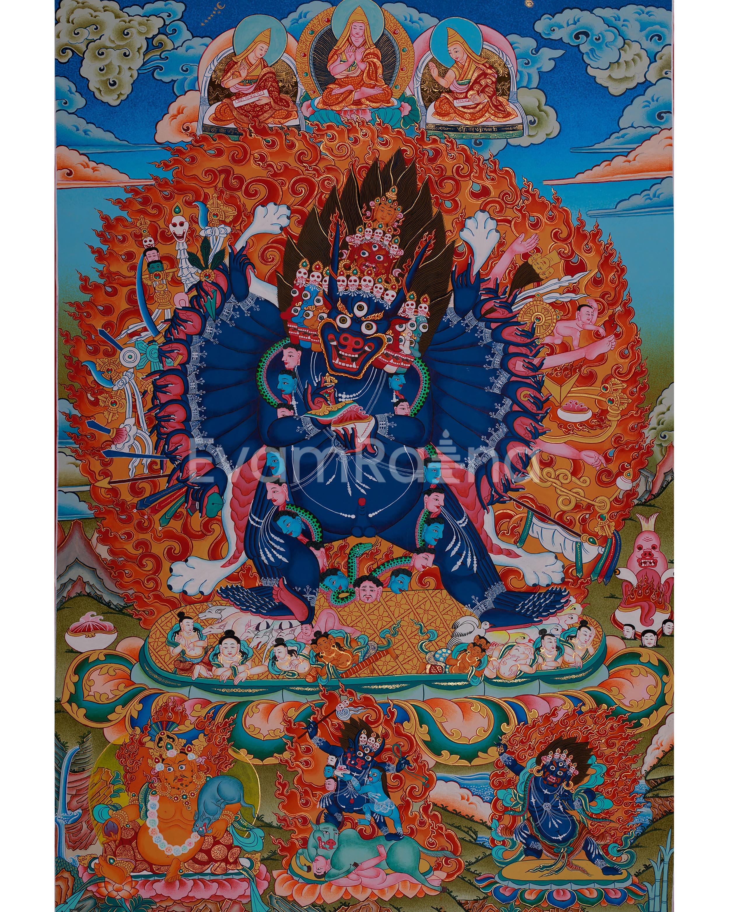 Yamantaka With Other Deities