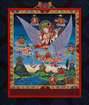 goddess-saraswati-thangka