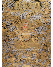the-wrath-of-mahakala-pure-silver-gold-embellished-thangka-of-the-dharma-protector