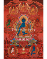 healing-buddha-with-dhyani-buddhas