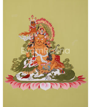 Vaishravana Deity Thangka
