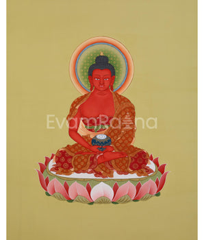 Thangka Of Amitabha Buddha | Infinite Light and Wisdom
