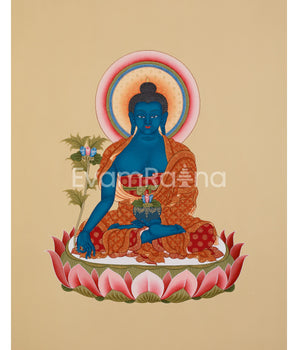 Blue Buddha Thangka