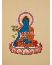 Blue Buddha Thangka