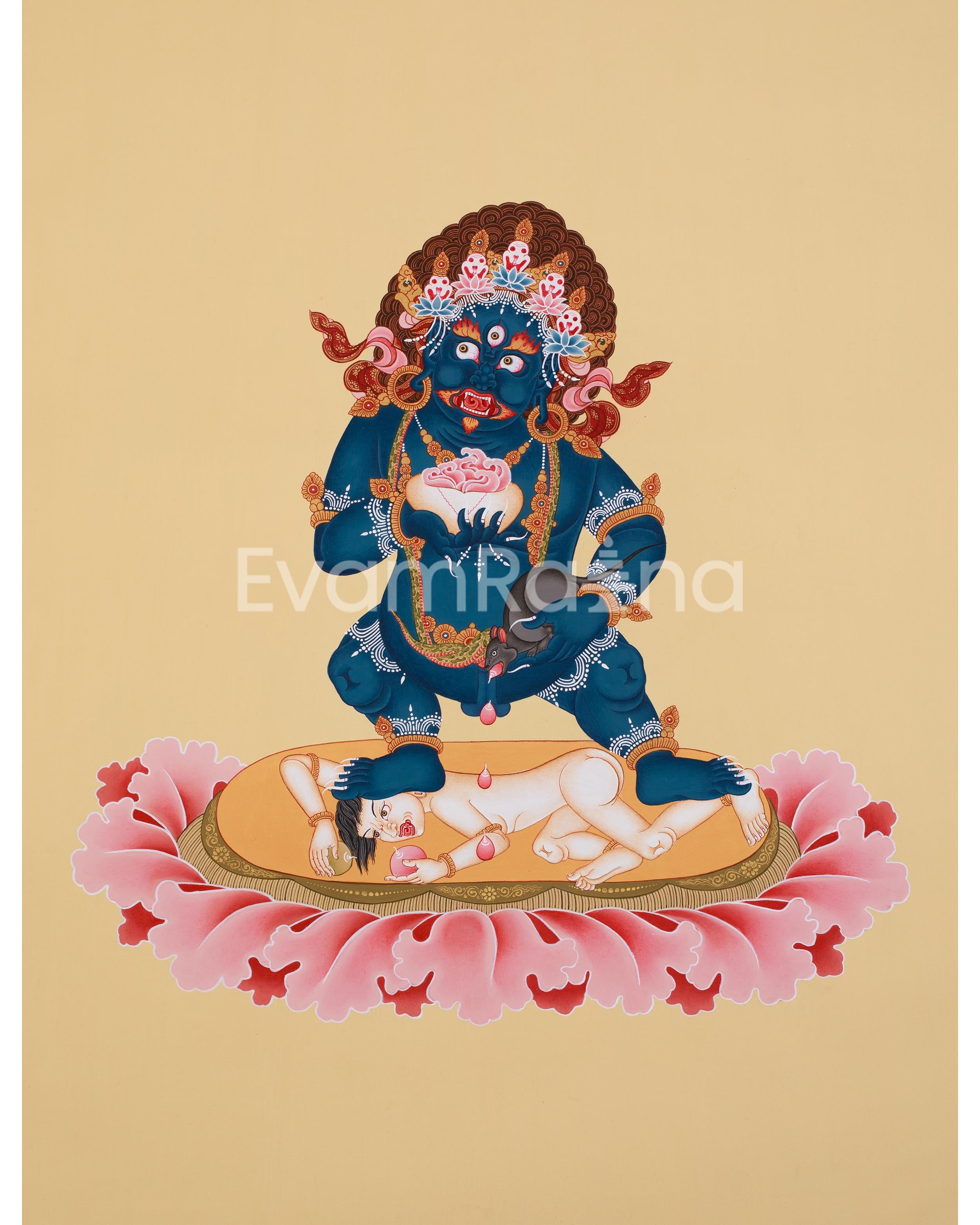 Black Kubera, Dzambhala Thangka
