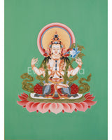 hand-painted-four-armed-chenrezig