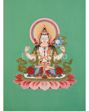 hand-painted-four-armed-chenrezig