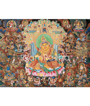 Grand Tibetan Dzambhala Thangka