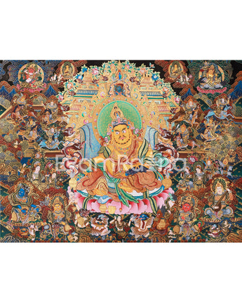 Grand Tibetan Dzambhala Thangka