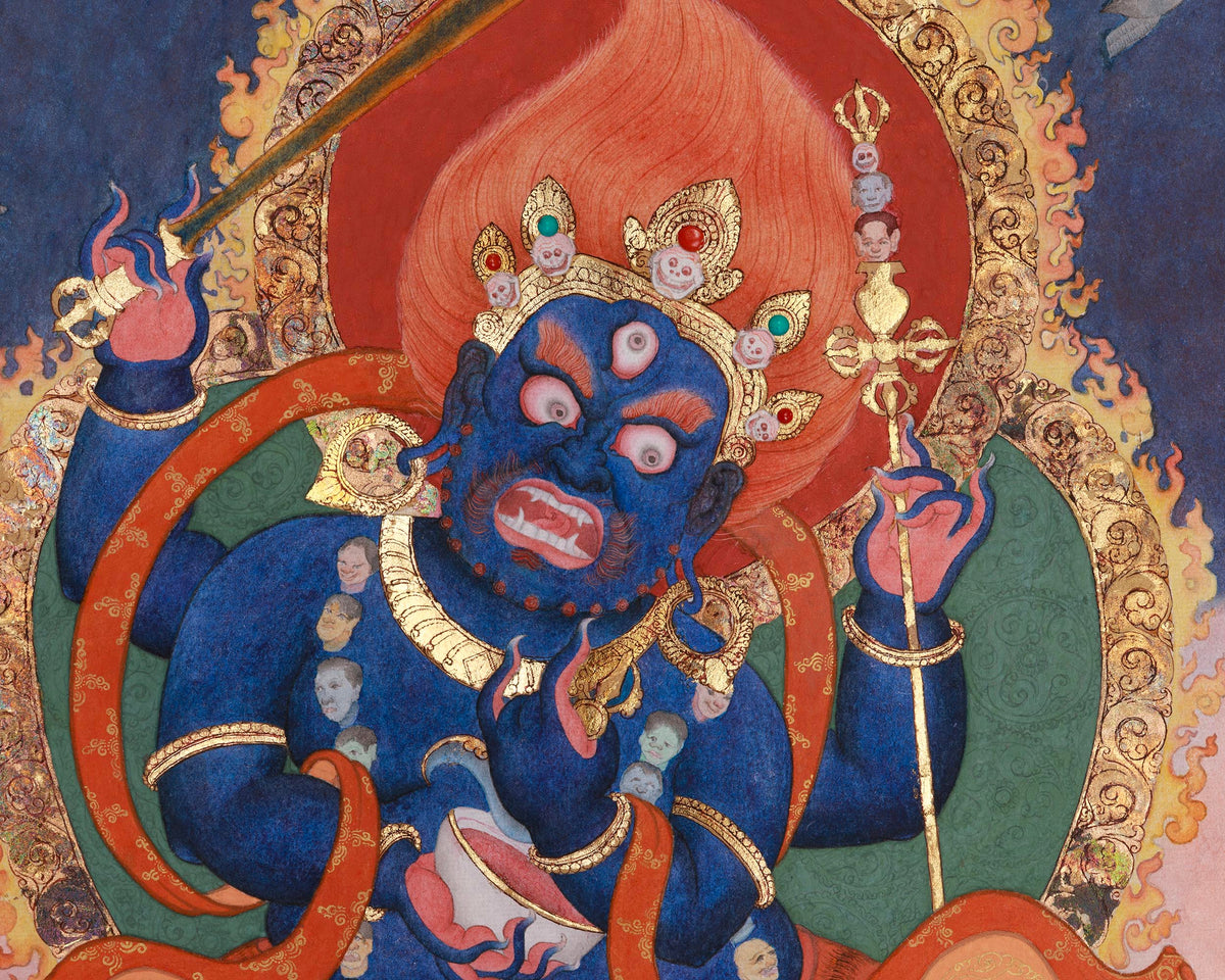 Contemporary Artwork of Chaturbhuja Mahakala