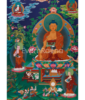 Historical Gautama Buddha Thangka | Founder of Buddhism