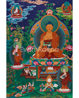 Historical Gautama Buddha Thangka | Founder of Buddhism