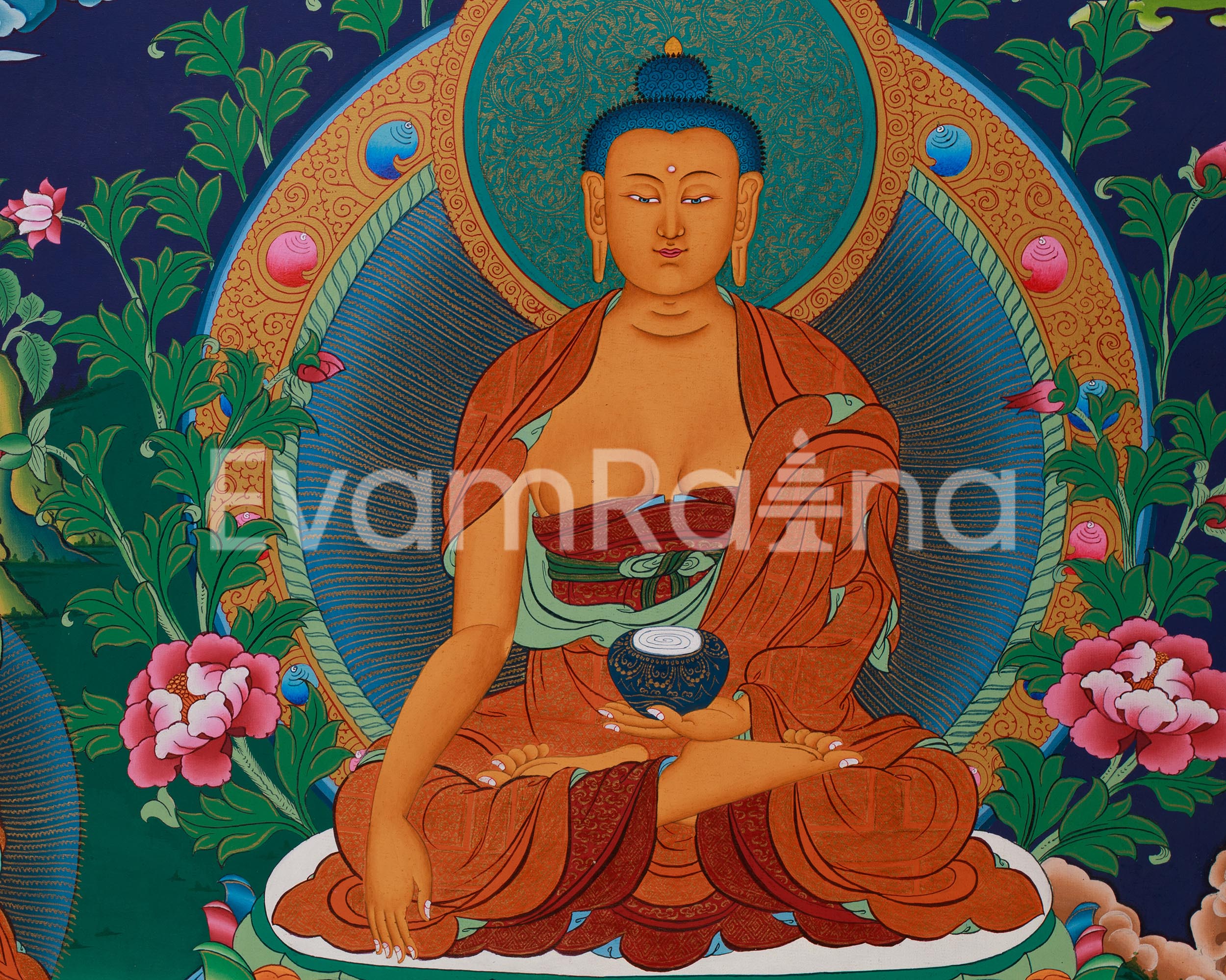 Historical Gautama Buddha Thangka | Founder of Buddhism