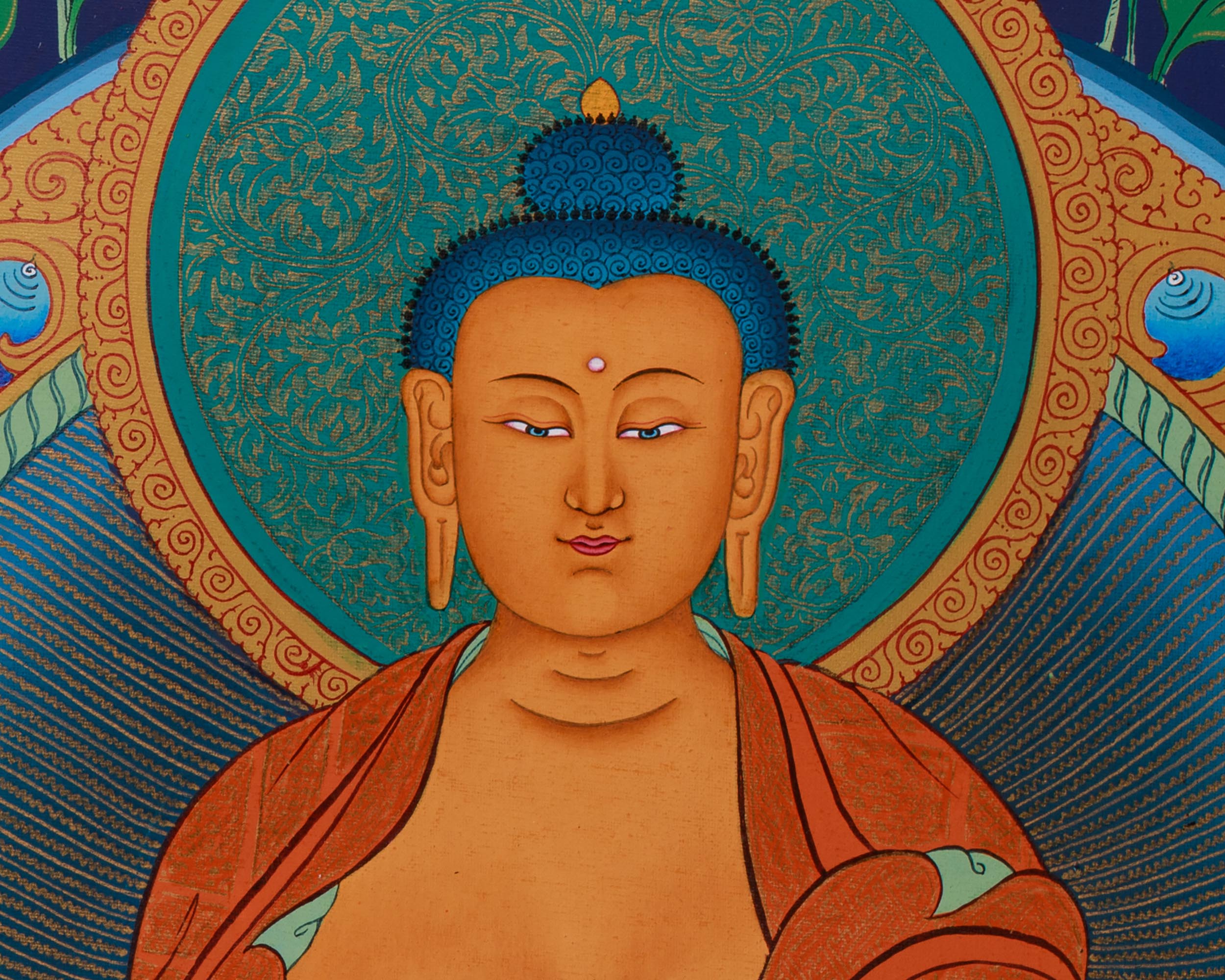Historical Gautama Buddha Thangka | Founder of Buddhism