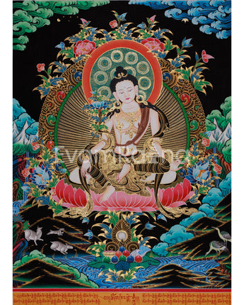 Two Armed Chenrezig Thangka