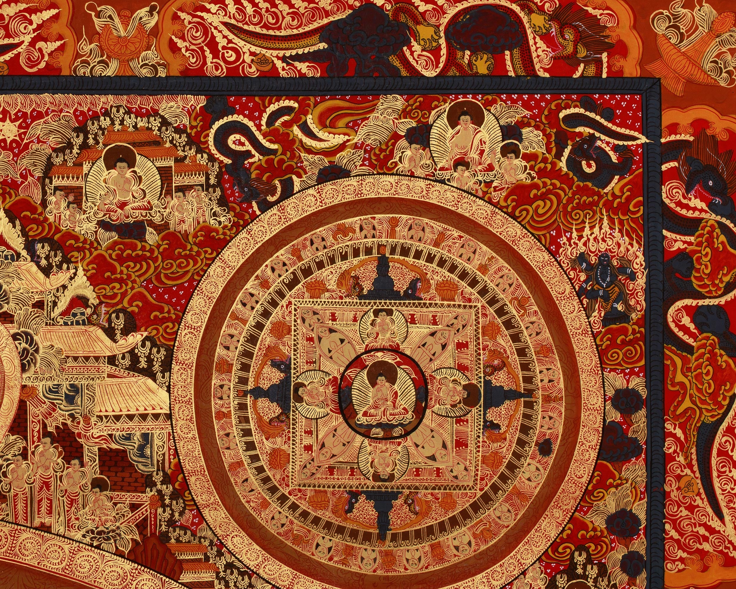 Divine Buddha Mandala | Timeless Symbol of Enlightened Wisdom