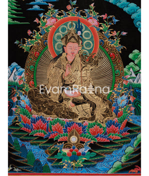 Guru Tsokye Dorje Artwork | Lotus Deity of Vajrayana | Power, Compassion and Wisdom
