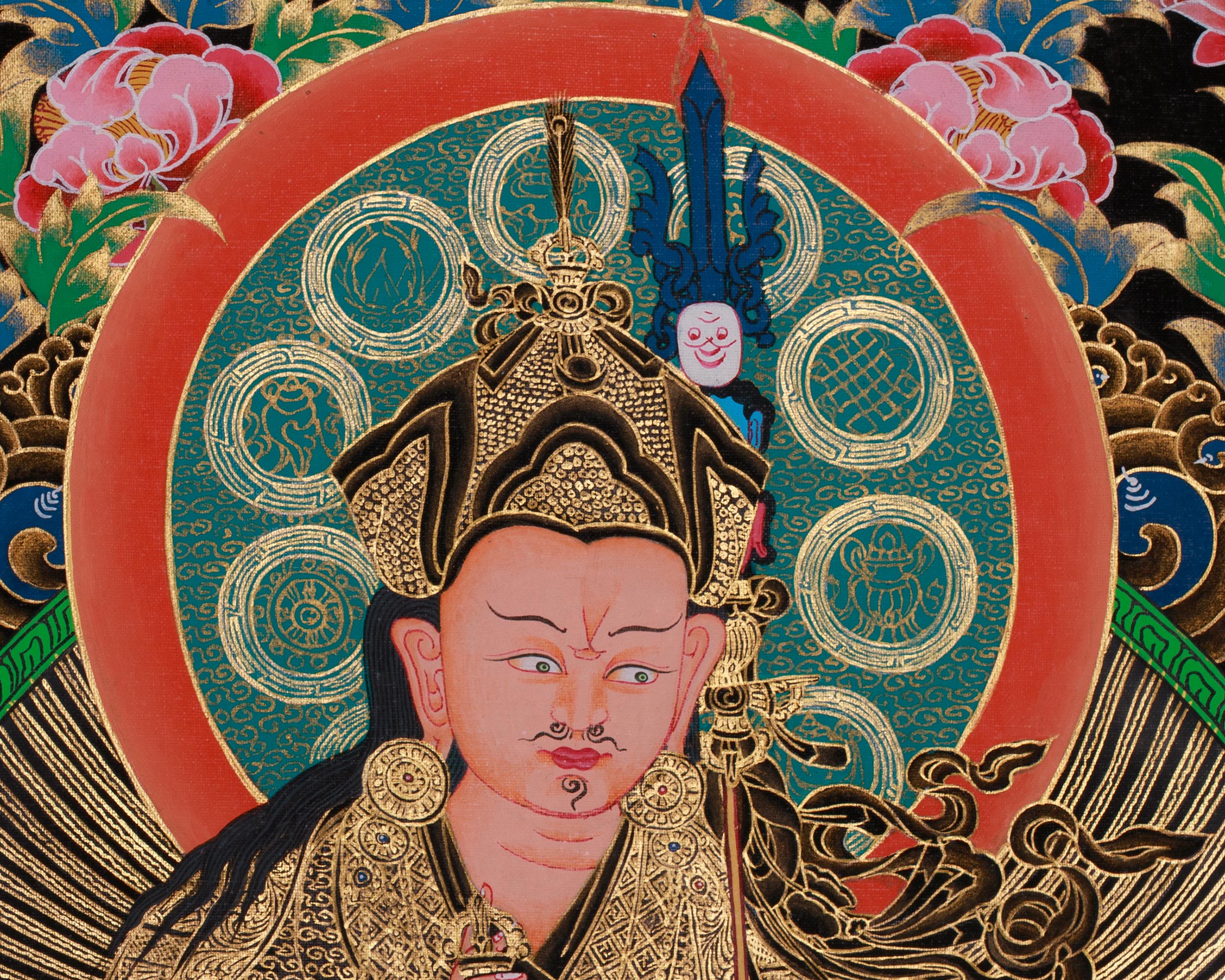 Guru Tsokye Dorje Artwork | Lotus Deity of Vajrayana | Power, Compassion and Wisdom