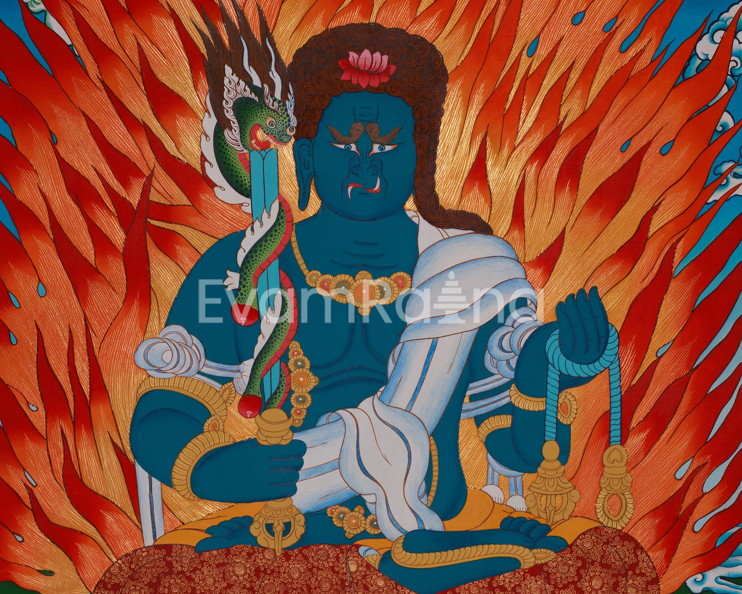Achalanatha Thangka | Guardian of Wisdom and Obstacle Removal