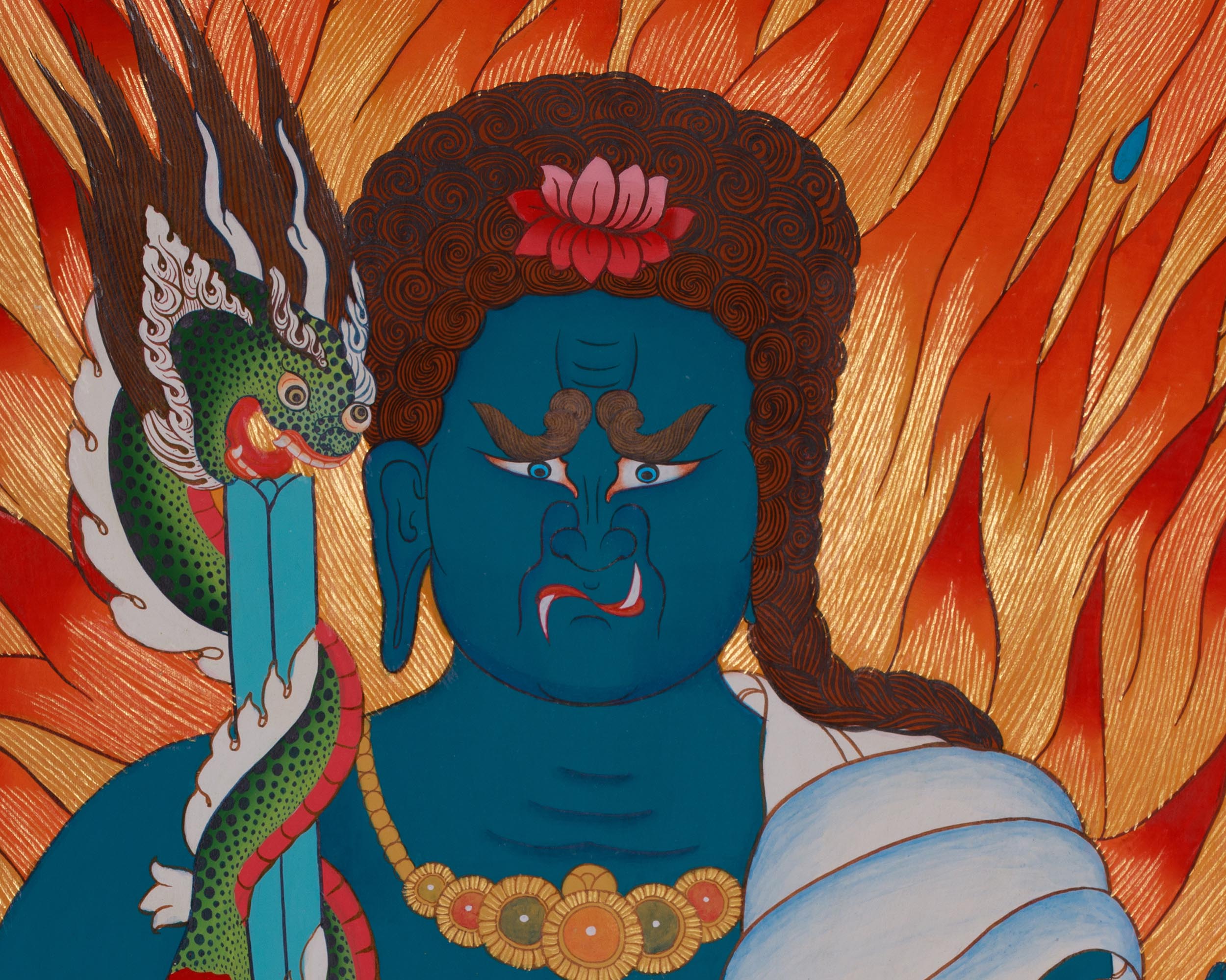 Achalanatha Thangka | Guardian of Wisdom and Obstacle Removal