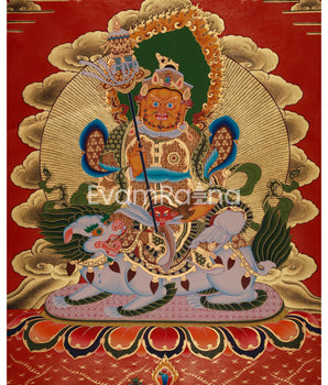 Vaishravana Painting | Guardian King of Wealth and the North