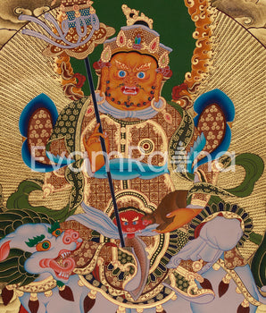 Vaishravana Painting | Guardian King of Wealth and the North