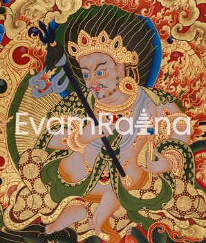 Guardian of Prosperity, White Dzambhala | Wealth Deity of Generosity and Protection