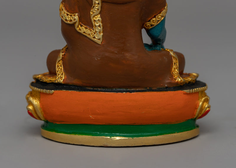 Gold-Plated Shakyamuni Sculpture | Tibetan Buddhist home decor