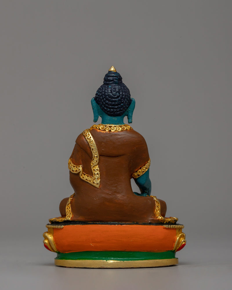 Gold-Plated Shakyamuni Sculpture | Tibetan Buddhist home decor