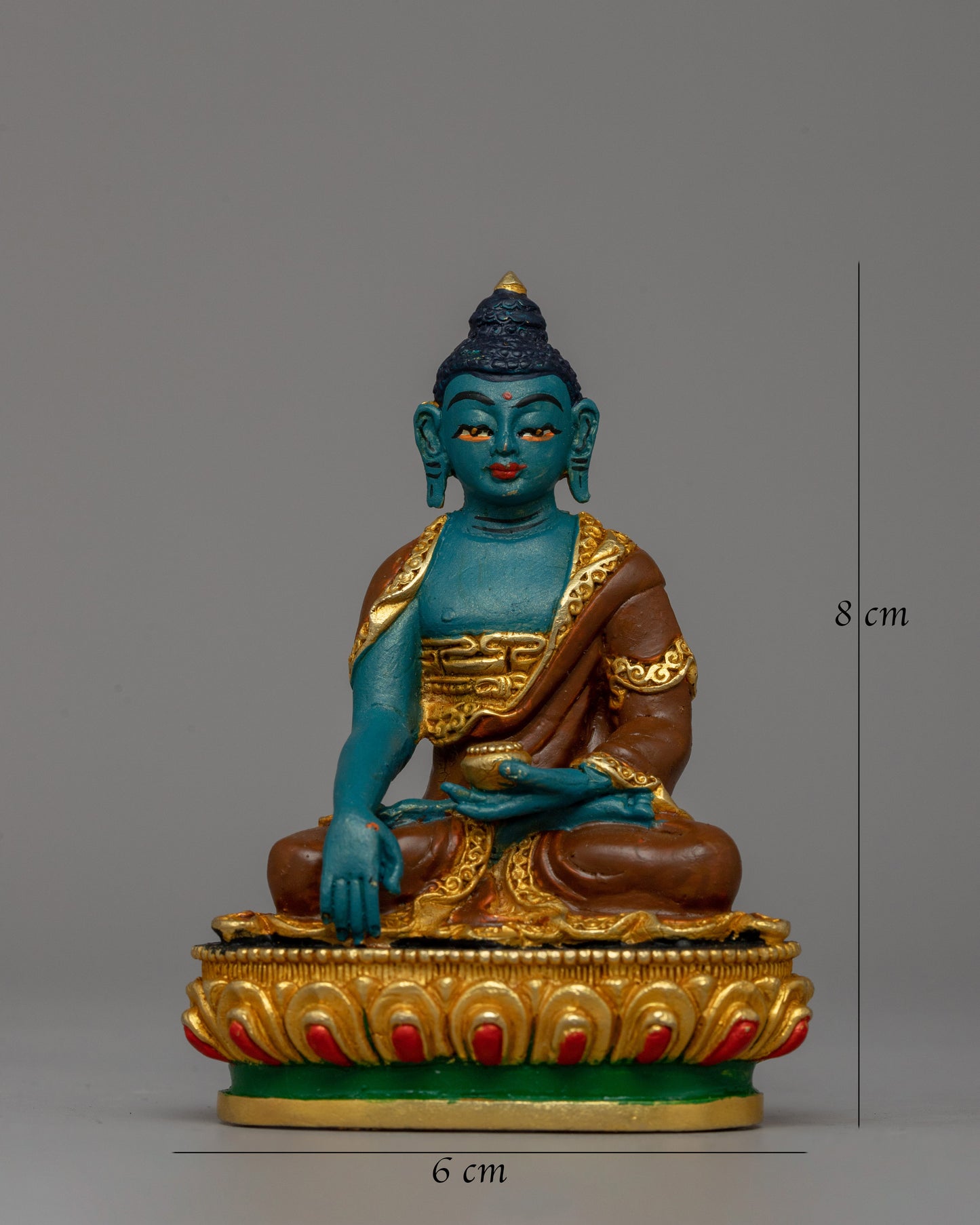 Gold-Plated Shakyamuni Sculpture | Tibetan Buddhist home decor