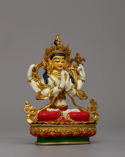 Beautifully handcrafted Chenrezig statue |  Meditation and Altar Decor