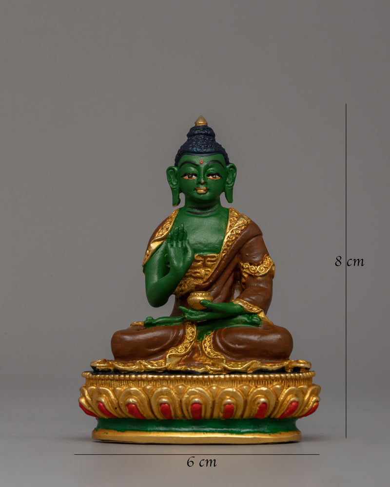 Buddha Amogasiddhi Figurine | Sacred Meditation Sculpture