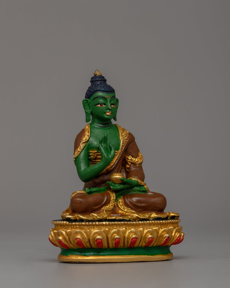 Buddha Amogasiddhi Figurine | Sacred Meditation Sculpture