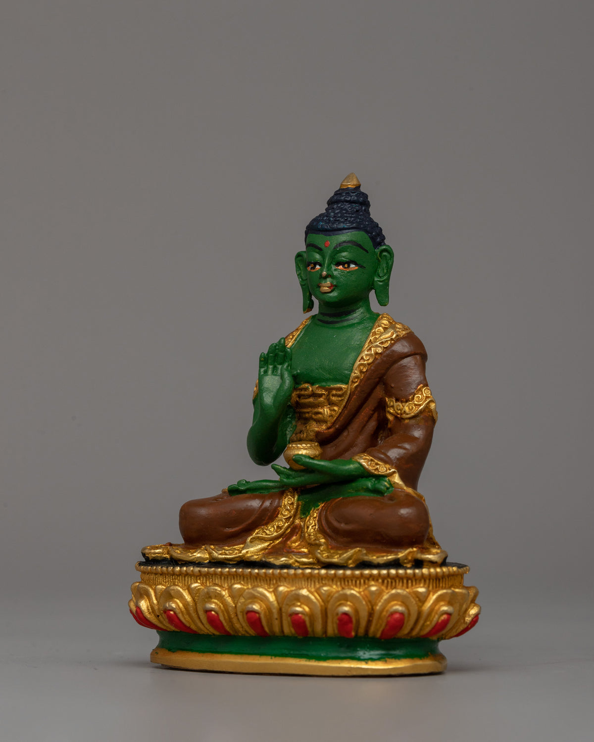 Buddha Amogasiddhi Figurine | Sacred Meditation Sculpture