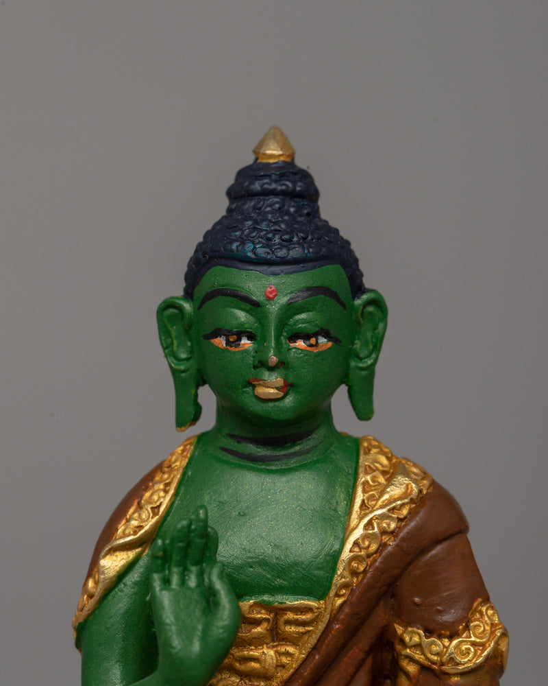 Buddha Amogasiddhi Figurine | Sacred Meditation Sculpture