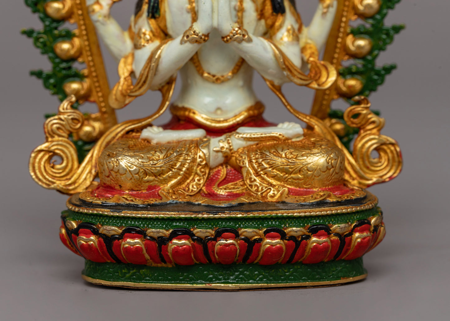 Phagpa Chenresig Figurine | Tibetan Bodhisattva of Compassion