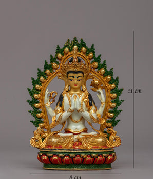 Fagpa Chenresig Figurine