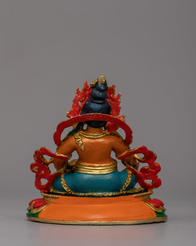 Buddhist Wealth Dzambala Statue | Traditionally Handcarved Figure