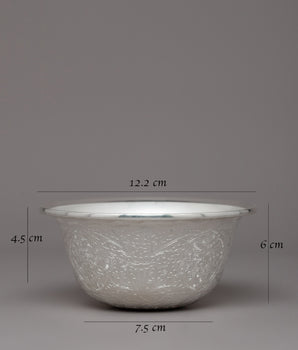 Buddhist Ritual Bowl for Sacred Offerings | Altar Ritual Items