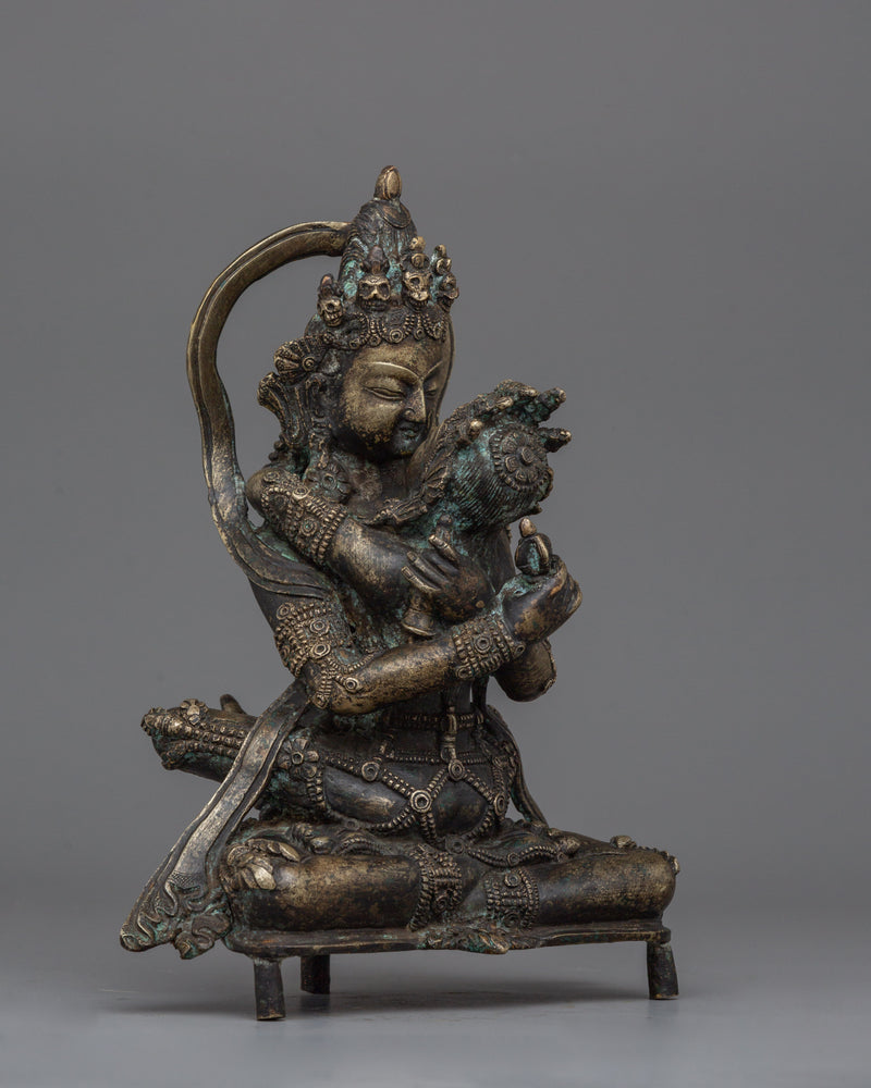 Chakrasamvara Buddhist Statue With His Consort | Sacred Buddhist Art for Meditation and Prayer Spaces