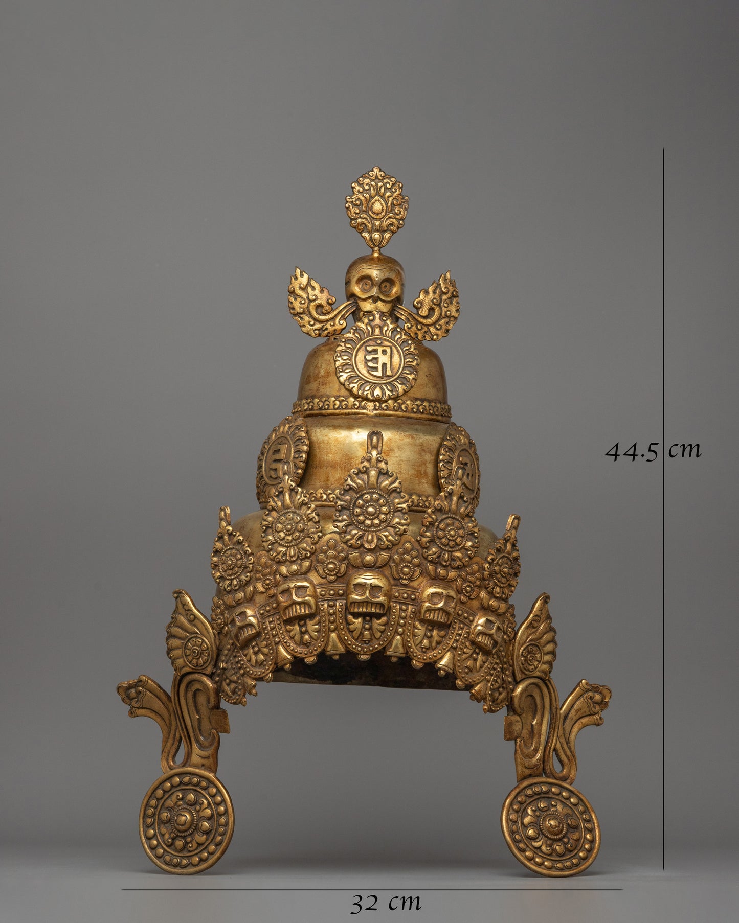 20-Year-Old Buddhist Crown | Buddhist Crown for Rituals &amp; Ceremonies